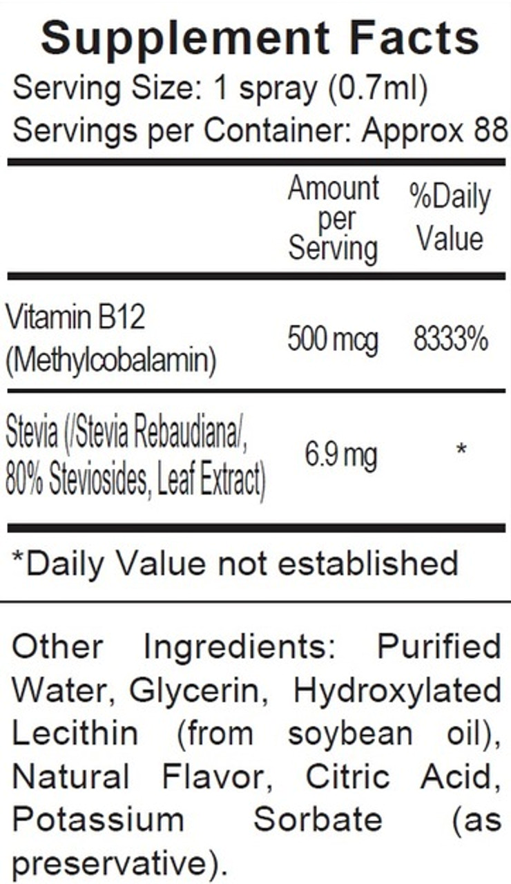 ReadiSorb Liposomal Methyl B-12 Spray